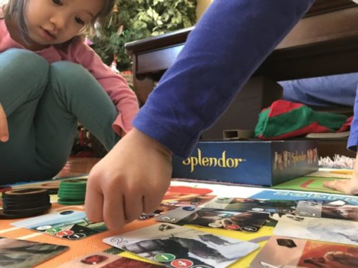 Children Taking Turns in board games